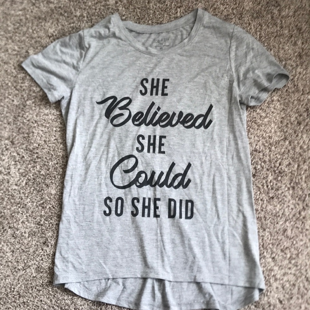 Gray t-shirt
